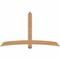 Ekena Millwork Bellingham Timber Gable Bracket, Western Red Cedar, 84"W x 49"H x 3 1/2"D x 5 1/2"F, 14/12 Pitch GBW084X49X0406BEL00SWR - alternate 1